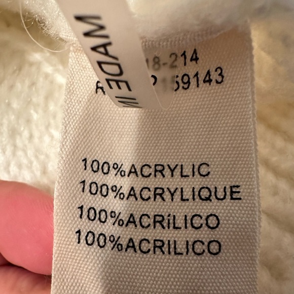 FRNCH Bubble Stitch Open Knit Turtleneck Sweater - Size M/L - Picture 7 of 9